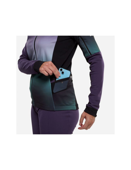 Kurtka narciarska millet pierraent hoodie fioletowa