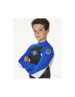 Pianka surfingowa rip curl kids omega 4/3gb bz niebieski
