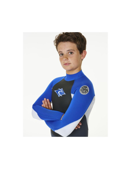 Pianka surfingowa rip curl kids omega 4/3gb bz niebieski