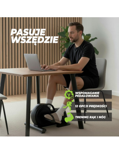 Virtufit elektryczny rower stacjonarny mb450 - trenażer mobilności
