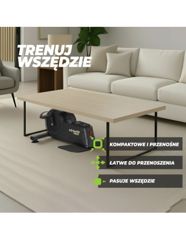 Virtufit elektryczny rower stacjonarny mb450 - trenażer mobilności