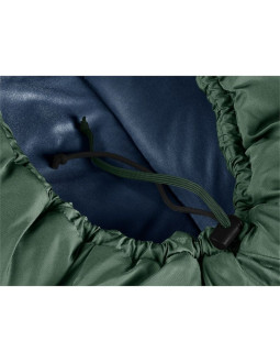 Deuter orbit sl 0c/32f dorosły śpiwór typu mumia tkanina, polietylenosulfon (pes), ripstop zielony