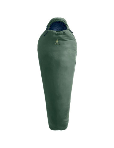 Deuter orbit sl 0c/32f dorosły śpiwór typu mumia tkanina, polietylenosulfon (pes), ripstop zielony