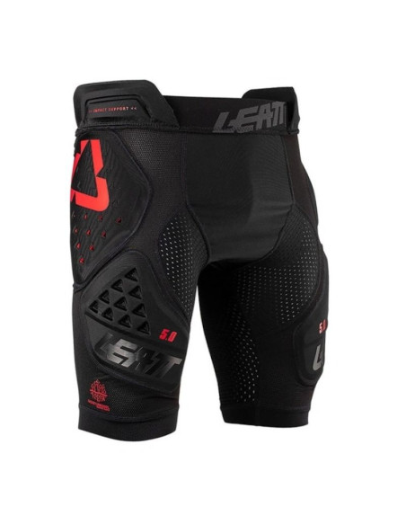 Spodenki z ochraniaczem leatt impact shorts 3df 5.0 rozmiar l, czarne