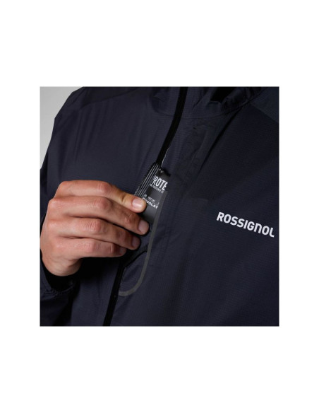 Kurtka męska rossignol m rainproof 2.5l shell jkt czarna