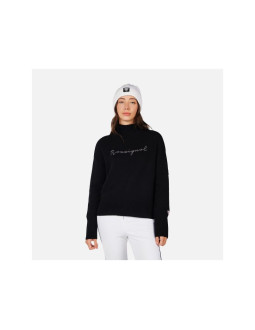 Sweter damski rossignol w signature sweater czarny