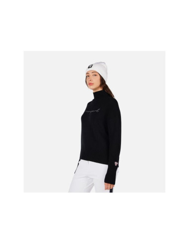 Sweter damski rossignol w signature sweater czarny