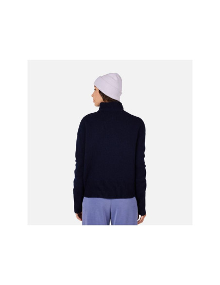 Sweter damski rossignol w signature sweater granatowy