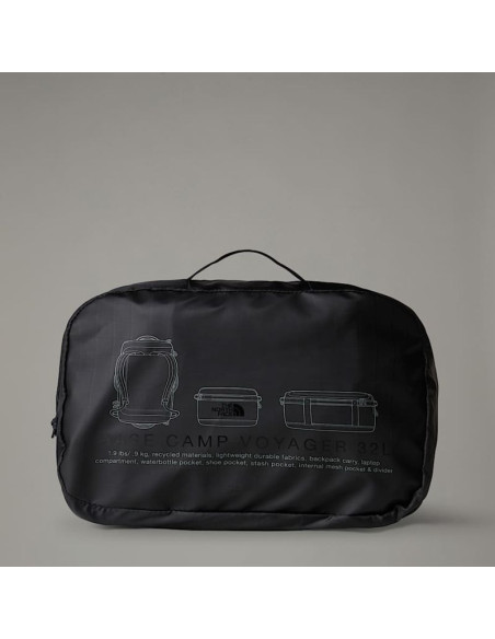 Torba podróżna the north face base camp duffel 32l - black
