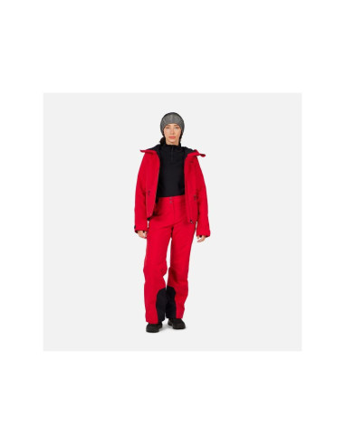 Spodnie narciarskie damskie rossignol w insulated ski pant czerwone