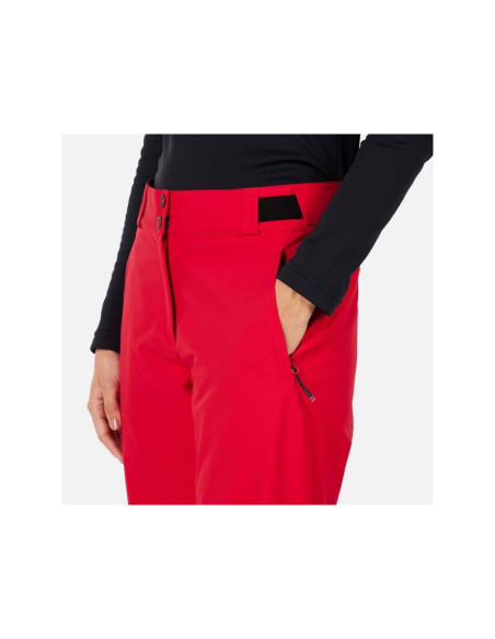 Spodnie narciarskie damskie rossignol w insulated ski pant czerwone