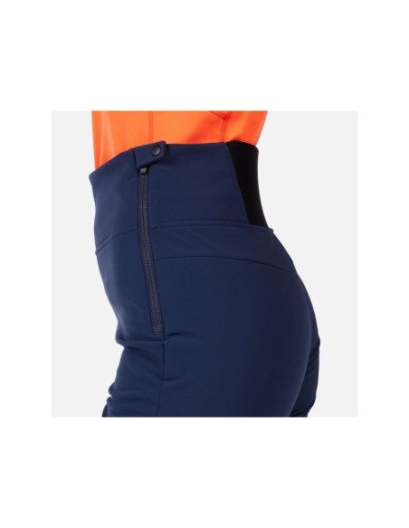 Spodnie narciarskie damskie rossignol w ski softshell pant granatowe