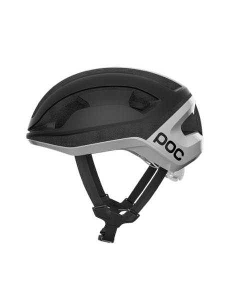 Kask rowerowy poc omne lite czarno biały