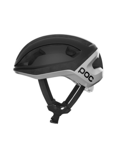 Kask rowerowy poc omne lite czarno biały
