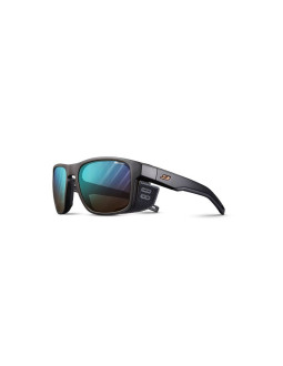 Okulary julbo shield m - matowy czarny| reactiv performance 2-4 dl bleu