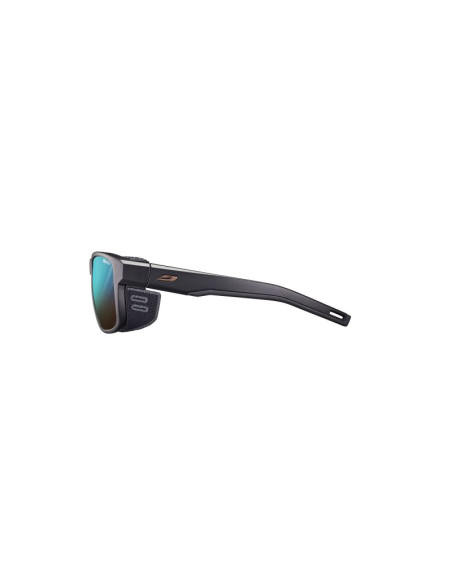 Okulary julbo shield m - matowy czarny| reactiv performance 2-4 dl bleu