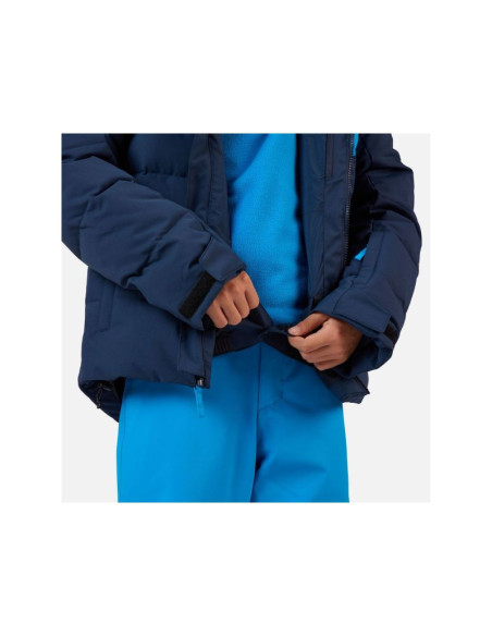 Kurtka narciarska dziecięca rossignol boy siz quilted jkt granatowa