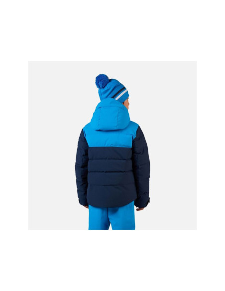 Kurtka narciarska dziecięca rossignol boy siz quilted jkt granatowa