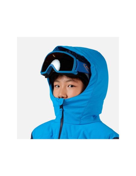 Kurtka narciarska dziecięca rossignol boy siz quilted jkt granatowa
