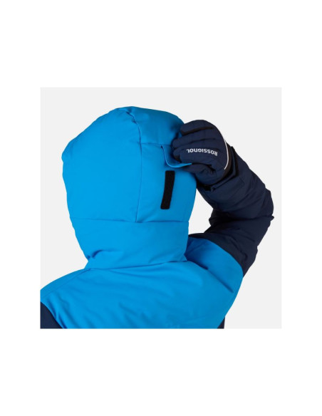 Kurtka narciarska dziecięca rossignol boy siz quilted jkt granatowa