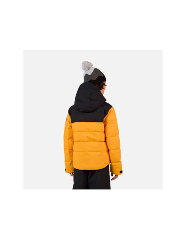 Kurtka narciarska dziecięca rossignol boy siz quilted jkt żółta