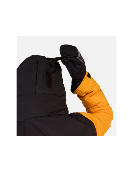 Kurtka narciarska dziecięca rossignol boy siz quilted jkt żółta