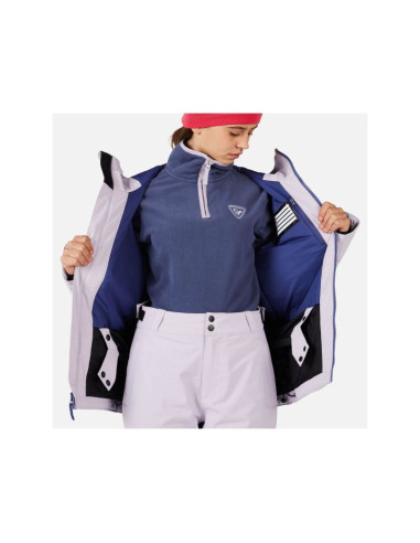 Kurtka narciarska dziecięca rossignol jr outerlimits insulated jkt szara