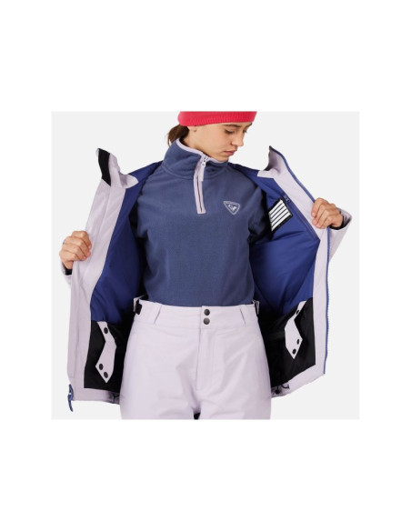 Kurtka narciarska dziecięca rossignol jr outerlimits insulated jkt szara