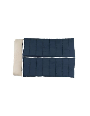 Outwell contour lux double dorosły śpiwór prostokątny poliester niebieski