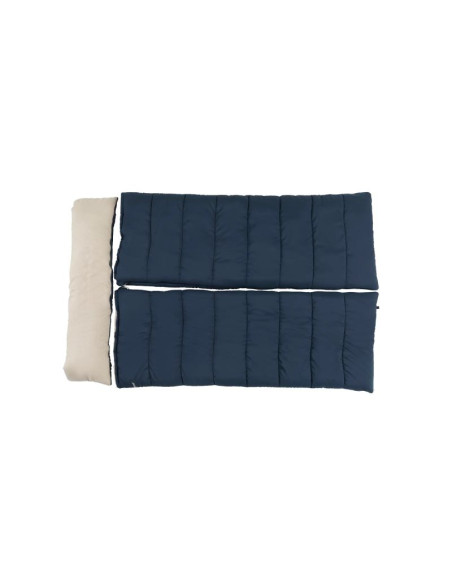Outwell contour lux double dorosły śpiwór prostokątny poliester niebieski
