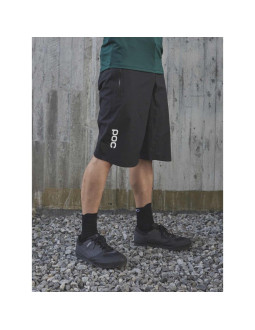 Spodenki rowerowe poc bastion shorts czarny 2