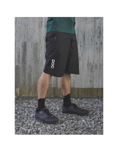 Spodenki rowerowe poc bastion shorts czarny