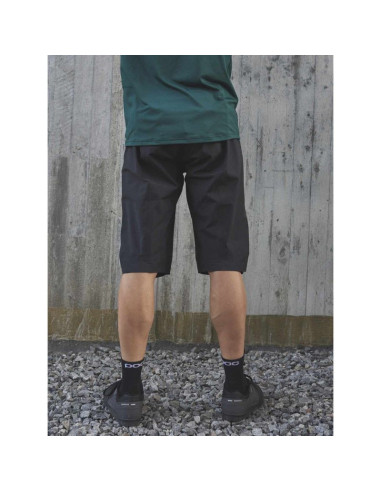 Spodenki rowerowe poc bastion shorts czarny