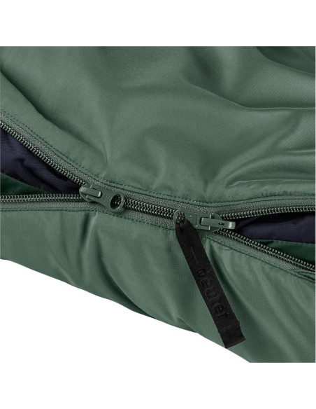Deuter orbit sl +5c/41f dorosły śpiwór typu mumia tkanina, polietylenosulfon (pes), ripstop zielony