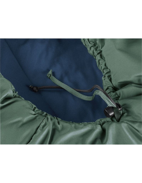 Deuter orbit sl +5c/41f dorosły śpiwór typu mumia tkanina, polietylenosulfon (pes), ripstop zielony