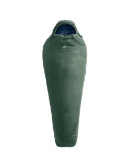 Deuter orbit sl +5c/41f dorosły śpiwór typu mumia tkanina, polietylenosulfon (pes), ripstop zielony