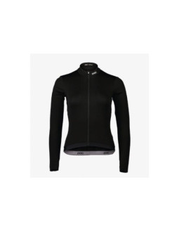 Koszulka rowerowa poc w's thermal lite ls jersey czarna