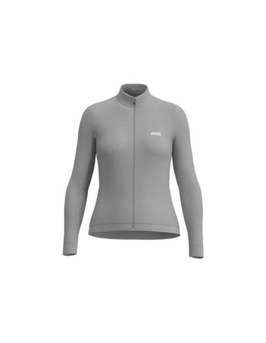 Koszulka rowerowa poc w's thermal lite ls jersey szara