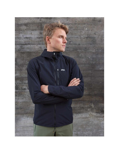 Kurtka rowerowa poc motion wind jacket czarny