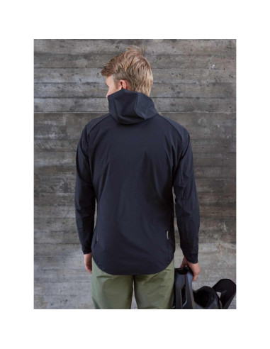 Kurtka rowerowa poc motion wind jacket czarny
