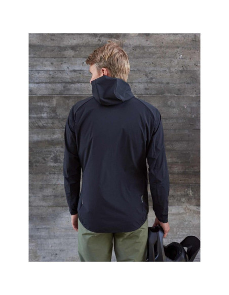 Kurtka rowerowa poc motion wind jacket czarny