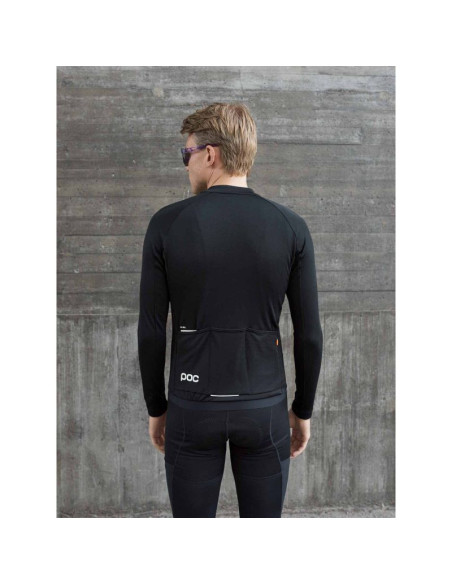 Bluza rowerowa poc m's thermal lite ls jersey czarny
