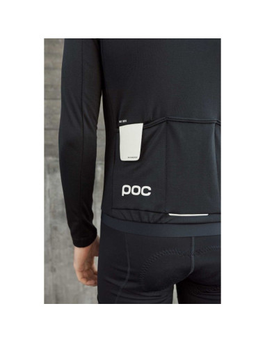 Bluza rowerowa poc m's thermal lite ls jersey czarny