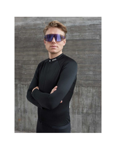 Bluza rowerowa poc m's thermal lite ls jersey czarny