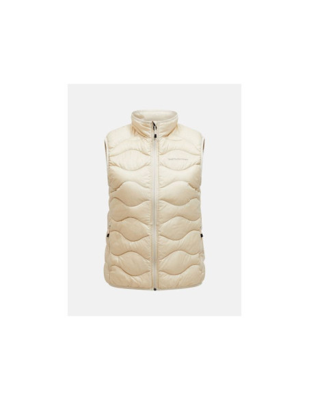Kamizelka damska peak performance w helium down vest kolor beżowy