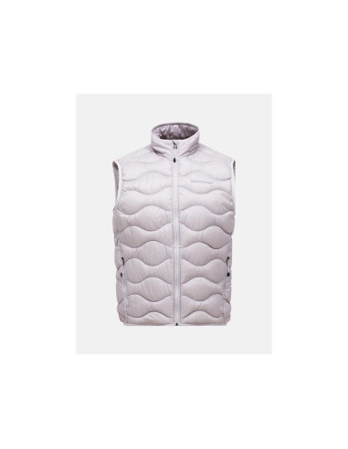 Kamizelka puchowa męska peak performance m helium down vest kolor szary