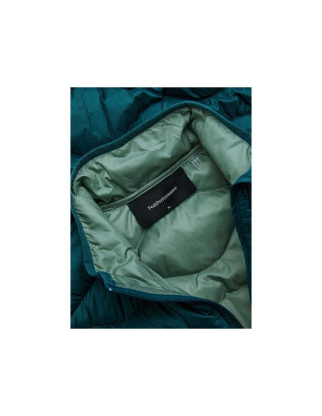 Kamizelka puchowa męska peak performance m helium down vest kolor zielony