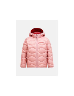 Kurtka puchowa juniorska peak performance jr helium down hood jacket kolor różowy