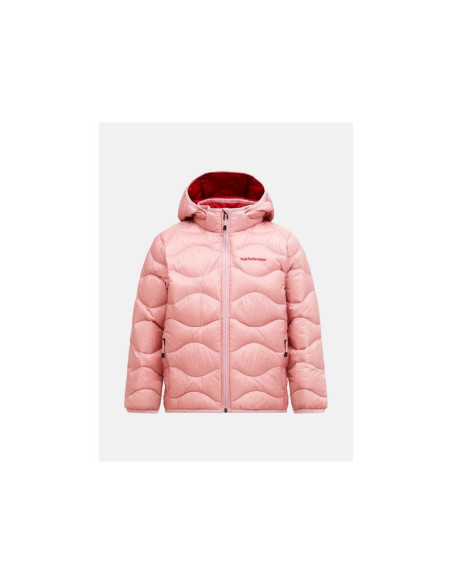 Kurtka puchowa juniorska peak performance jr helium down hood jacket kolor różowy
