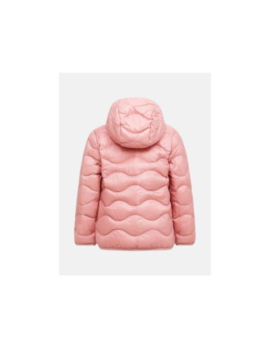 Kurtka puchowa juniorska peak performance jr helium down hood jacket kolor różowy